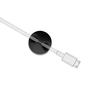 Kabeļa turētājs DeLOCK 18452 Universāls Melns Pelēks 29mm x 29mm x 15mm