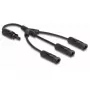 Sadalītāja kabelis DeLOCK DL4 Solar Splitter Cable 1 x sievišķā uz 3 x vīrišķo 35 cm melns