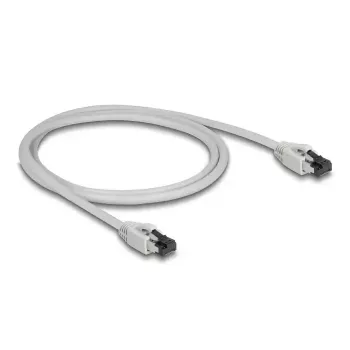 Tīkla kabelis DeLOCK 80558 RJ-45 Cat8.1 1 m Pelēks