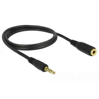 Audio kabelis 3.5 mm DeLOCK 85701 1 m Melns