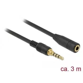 Audio kabelis DeLOCK 85633 3m 3.5mm Melns