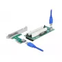 DeLOCK Riser Card PCI Express x1 uz 2 x PCI 32 bitu slots ar 60 cm kabeli