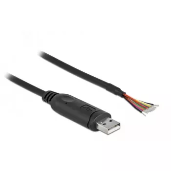 Adaptera kabelis USB 2.0 Type-A uz Serial RS-232 DeLOCK 90415