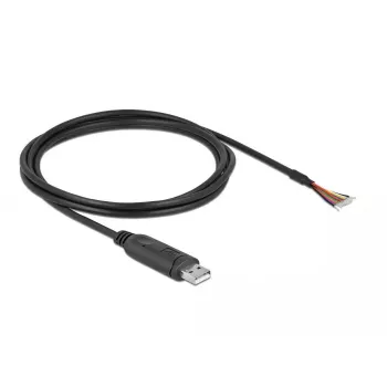 Adapterkabelis USB 2.0 Type-A uz Serial RS-232 DeLOCK 90416
