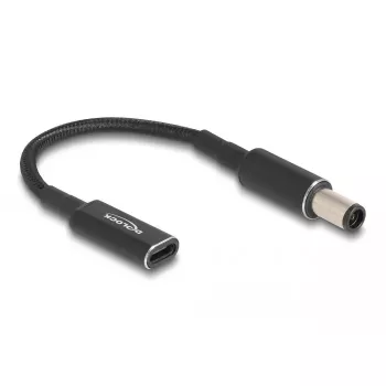 DeLOCK adaptera kabelis USB Type-C sievišķais uz HP 7.4 x 5.0 mm vīrišķais 15 cm