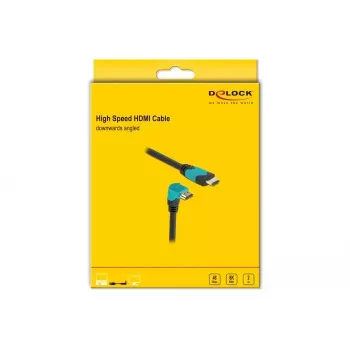 HDMI kabelis DeLOCK 86992 2m HDMI Type A Standarta Melns Zils