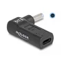 DeLOCK Adapter USB Type-C sievišķais uz HP 4,5 x 3,0 mm vīrišķo 90° leņķa