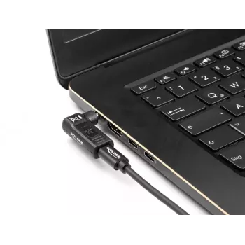 DeLOCK Adapter USB Type-C sievišķais uz Samsung 5.5 x 3.0 mm vīrišķo 90° leņķī