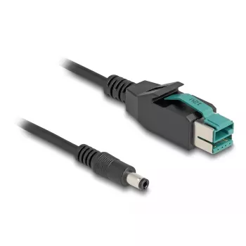 DeLOCK PoweredUSB kabelis vīrietis 12 V līdz DC 5.5 x 2.5 mm vīrietis 3 m