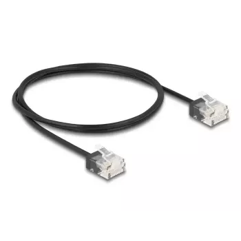 Tīkla kabelis DeLOCK RJ45 Cat.6 UTP 1m Melns