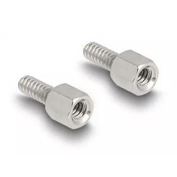 DELOCK D-Sub korpusa apvalks 9 kontaktiem, plakanajam kabelim, plastmasa, melns, 25×32×14 mm