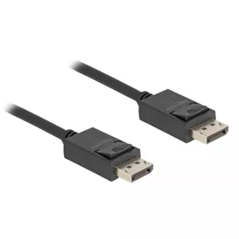 Coaksiālais DisplayPort kabelis DeLOCK 80491 16K 60 Hz 80 Gbps 1 m