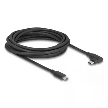 USB kabelis DeLOCK 81196 5m USB-C Melns 10 Gbit/s