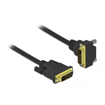 DVI kabelis DeLOCK 85894 2 m DVI-D Melns