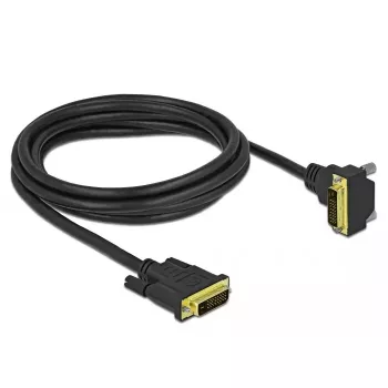 DVI kabelis DeLOCK 85894 2 m DVI-D Melns