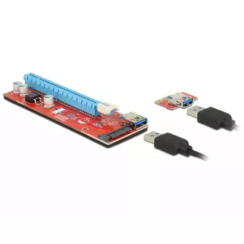 DeLOCK 41423 PCI interfeisa karte ar SATA un USB 3.2 Gen 1 portiem