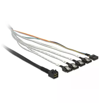 Kabelis DeLOCK 0.5m SFF-8643 / 4 x SATA 7p
