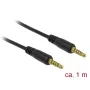 Audio kabelis DeLOCK 85696 1m 3.5mm Melns