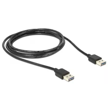USB kabelis DeLOCK 5m USB 2.0 A USB A melns