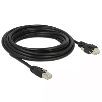 DeLOCK 85670 tīkla kabelis RJ-45 Cat6 5 m Melns