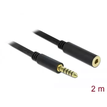 Audio kabelis DeLOCK 85797 2m 4.4mm Melns