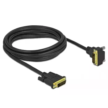 DVI kabelis DeLOCK 85895 3 m DVI-D Melns