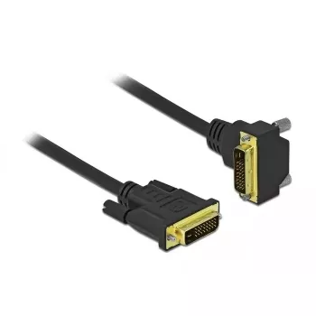DVI kabelis DeLOCK 85895 3 m DVI-D Melns