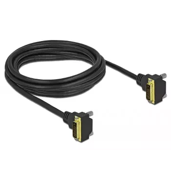 DVI kabelis DeLOCK 85907 3 m DVI-D Melns