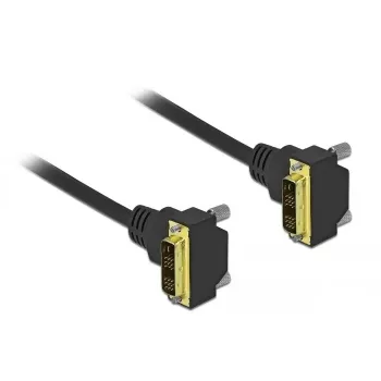 DVI kabelis DeLOCK 85907 3 m DVI-D Melns