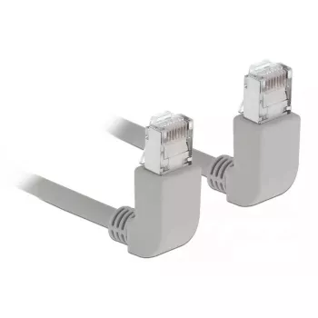 DeLOCK 83517 Tīkla kabelis Cat6a S/FTP 1m Pelēks
