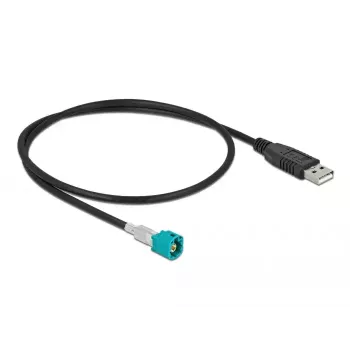 Kabelis HSD Z vīrišķais uz USB 2.0 Type-A vīrišķais 0,5 m DeLOCK