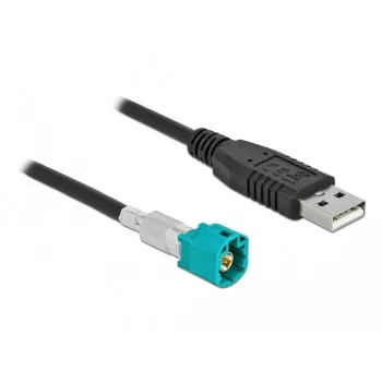 Kabelis HSD Z vīrišķais uz USB 2.0 Type-A vīrišķais 0,5 m DeLOCK