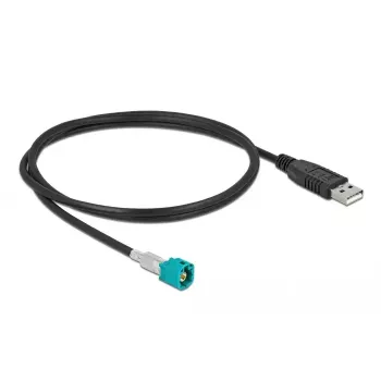 Kabelis HSD Z vīrišķais uz USB 2.0 Type-A vīrišķais 1 m DeLOCK