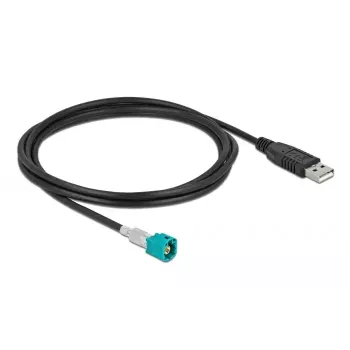 Kabelis HSD Z vīrišķais uz USB 2.0 Type-A vīrišķais 2 m DeLOCK 90491