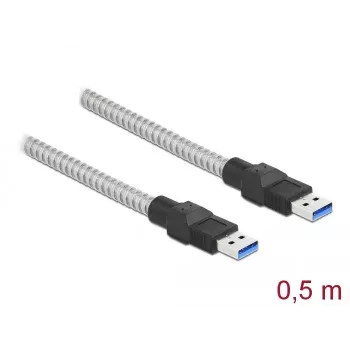 USB 3.2 Gen 1 kabelis Type-A vīrietis uz Type-A vīrietis DeLOCK 86774 0.5 m