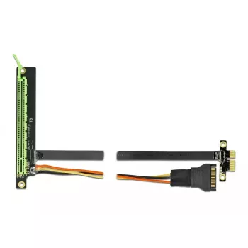 Riser Card DeLOCK PCI Express x1 uz x16 ar elastīgu kabeli 80 cm