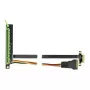 Riser Card DeLOCK PCI Express x1 uz x16 ar elastīgu kabeli 80 cm