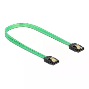 SATA kabelis DeLOCK 82064 0.3m SATA 7-pin Zaļš