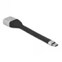 DeLOCK 86934 FPC plakana lentes kabelis USB-C uz DisplayPort 0,14 m