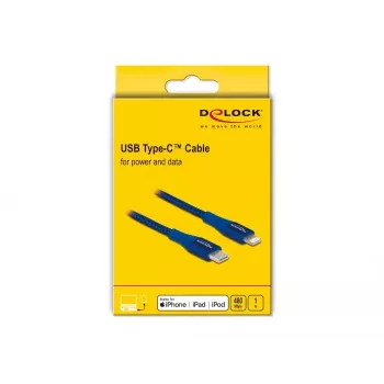 Datu un uzlādes kabelis USB Type-C uz Lightning DeLOCK 85416