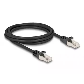 DeLOCK kabelis RJ50 vīrietis pret RJ50 vīrietis S/FTP 2 m melns