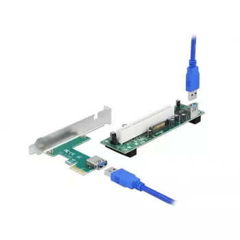 DeLOCK Riser Card PCI Express x1 uz PCI 32 bitu slotu ar 60 cm kabeli