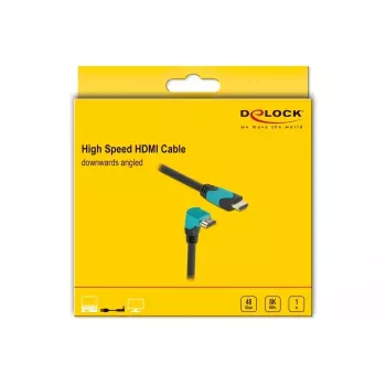 HDMI kabelis DeLOCK 86991 1 m HDMI Type A Standarta Melns Zils