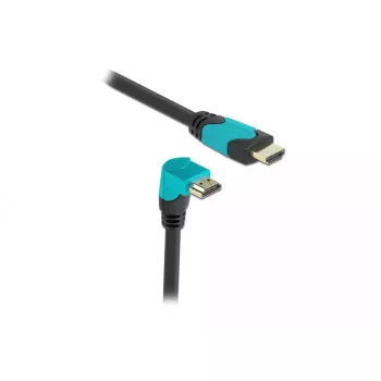 HDMI kabelis DeLOCK 86991 1 m HDMI Type A Standarta Melns Zils