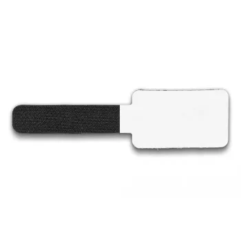 DeLOCK Mini Kabļu Saites Ar Lipīgo Pamatni 90mm x 24mm 10 gab. Melnas