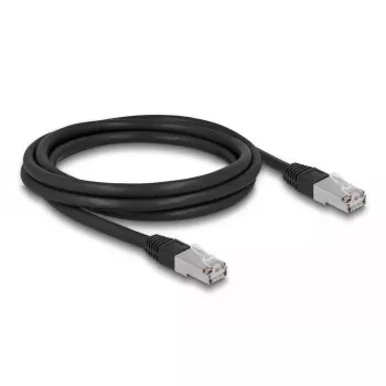 Tīkla kabelis DeLOCK RJ45 Cat.6A 2m Melns