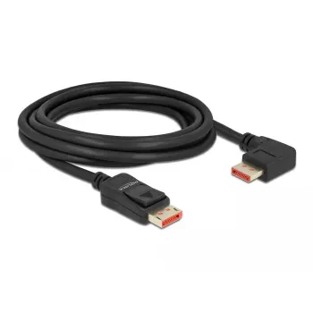 DisplayPort kabelis DeLOCK 8K 60 Hz 3 m taisns vīrišķais uz 90° leņķa vīrišķo