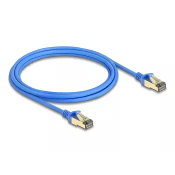 DeLOCK RJ45 tīkla kabelis Cat.8.1 F/FTP Slim 2 m zils