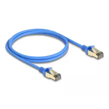DeLOCK RJ45 tīkla kabelis Cat.8.1 F/FTP Slim 1 m zils