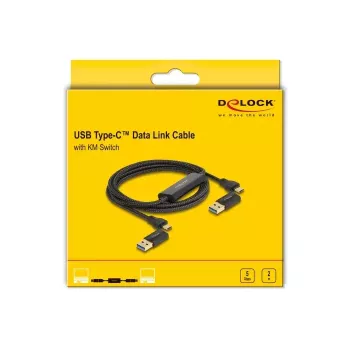 DeLOCK USB Type-C datu un KM slēdža kabelis 2m 5Gbps